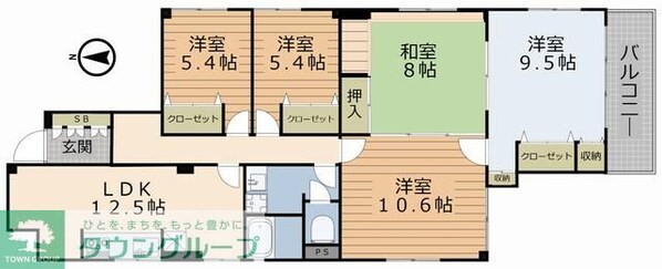 グリーンビル2(グリーンビルツー)の物件間取画像